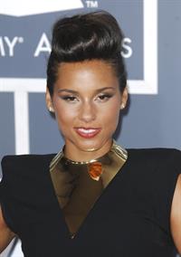 Alicia Keys attends the 54th annual Grammy Awards on February 12, 2012
