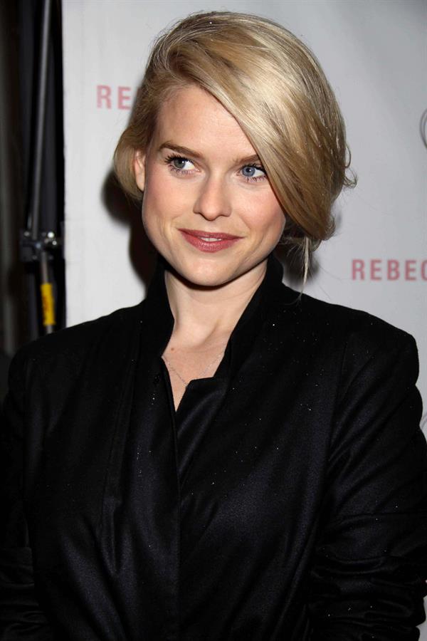 Alice Eve at the Rebecca Taylor store opening party in New York on March 23, 2011 