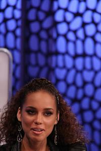 Alicia Keys appearing on the Spanish tv show El Hormiguero on January 19, 2010 