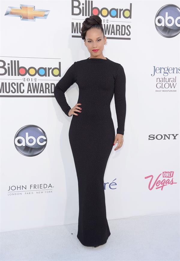Alicia Keys attends the 2012 Billboard Music Awards in Las Vegas on May 20, 2012