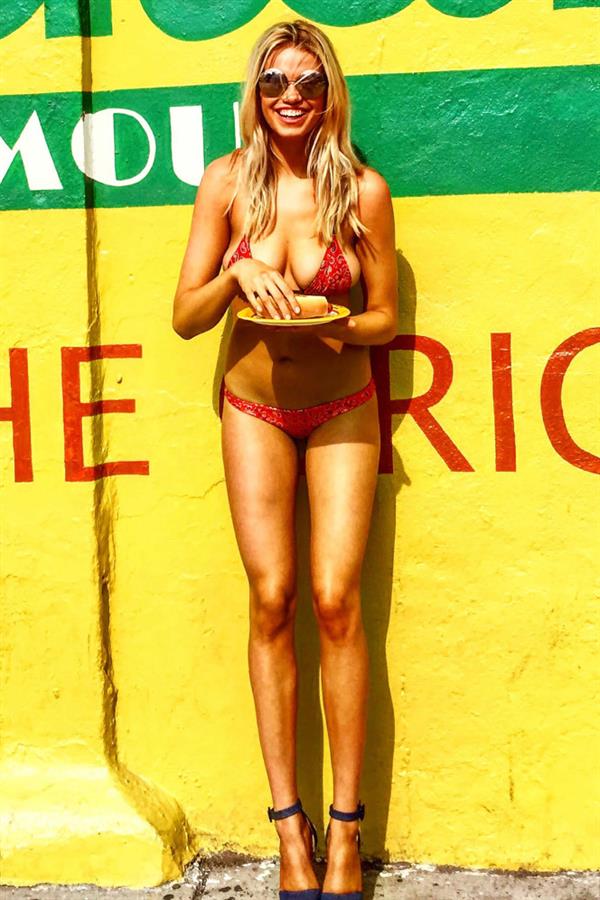 Hailey Clauson in a bikini
