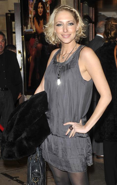 Ali Bastian Flashdance the Musical opening night performance party in London on October 14, 2010 