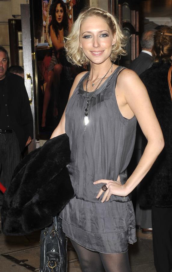 Ali Bastian Flashdance the Musical opening night performance party in London on October 14, 2010 