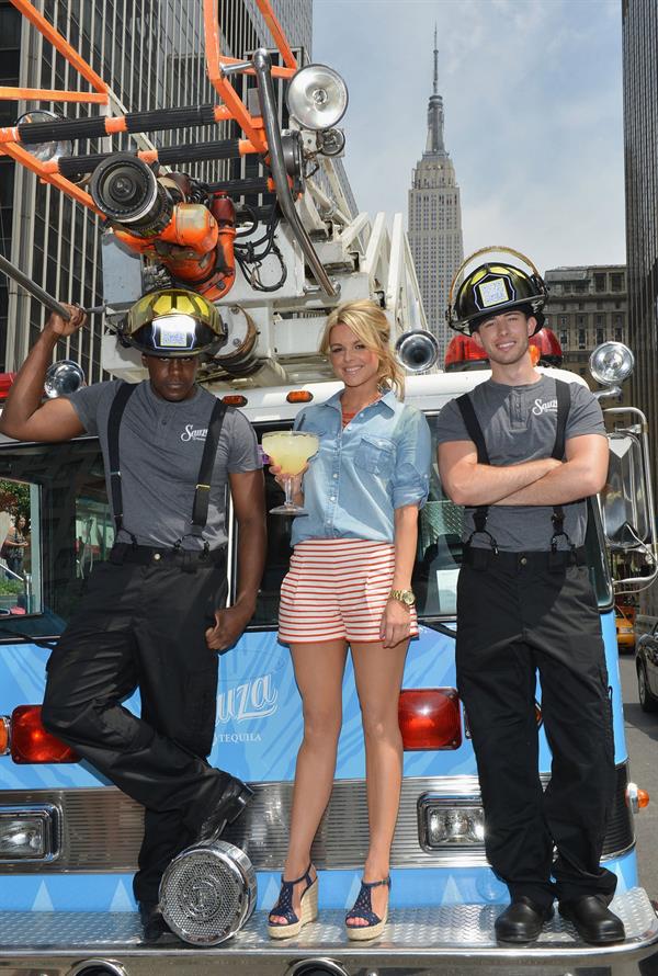 Ali Fedotowsky Sauza Tequila Make it with a Fireman launch event in New York City on June 18, 2012 