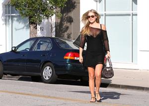 Ali Larter outside Byron and Tracey Salon Beverly Hills 12.07.11 