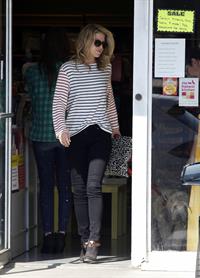Ali Larter at the dog groomers in Los Angeles 10/22/13  