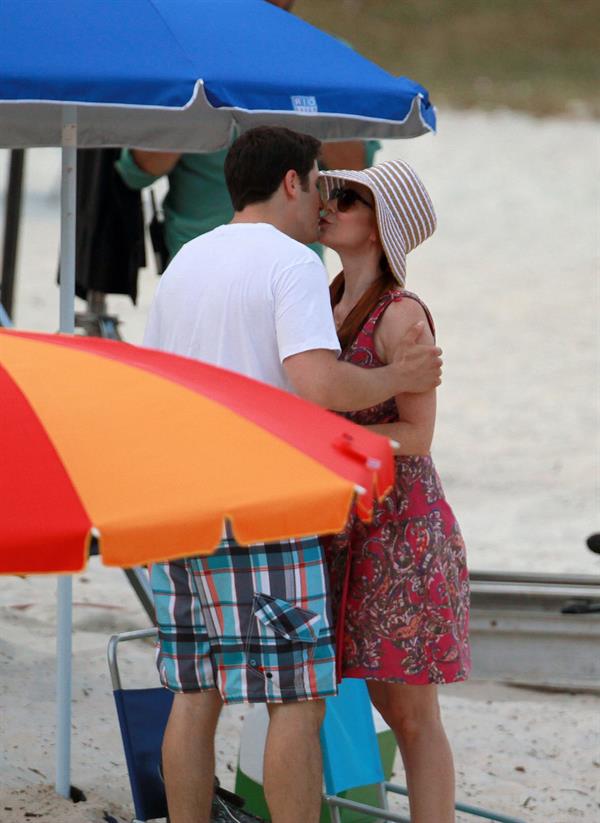 Alyson Hannigan on set American Reunion on July 23, 2011 