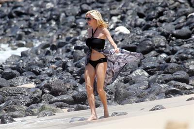 Camille Grammer in a bikini