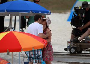 Alyson Hannigan on set American Reunion on July 23, 2011 