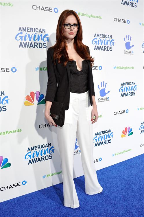 Alyssa Campanella American Giving Awards in Pasadena 12/7/12 