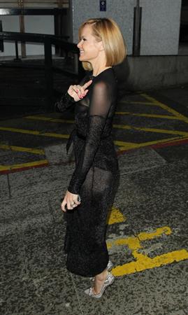 Amanda Holden TV studios in London on 2-5-2012