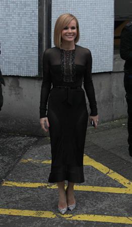 Amanda Holden TV studios in London on 2-5-2012
