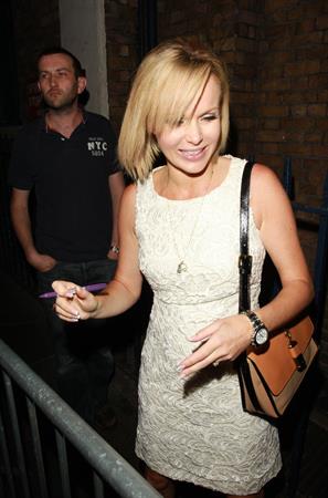 Amanda Holden Theatre Royal in London on August 25, 2011 
