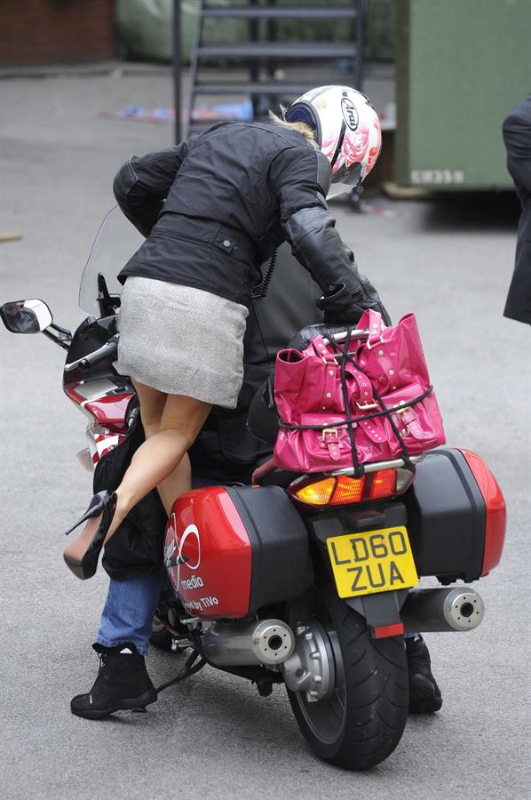 Amanda Holden arrival at Britain's Got Talent rehearsals in London on May 30, 2011 