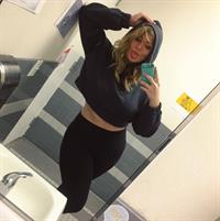 Hunter McGrady taking a selfie