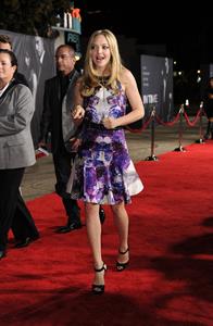 Amanda Seyfried In Time premiere in Los Angeles on October 20, 2011 