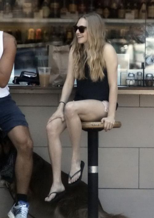 Amanda Seyfried at The Oaks Gourmet Market in Los Angeles on July 17, 2012