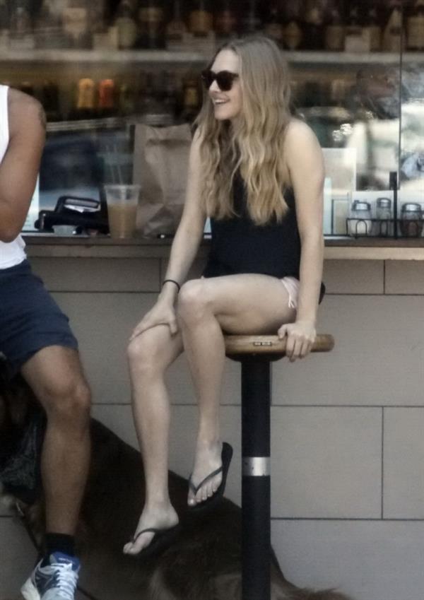 Amanda Seyfried at The Oaks Gourmet Market in Los Angeles on July 17, 2012