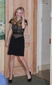 Amanda Seyfried Time Out photocall at Bristol Hotel in Paris on November 4, 2011 