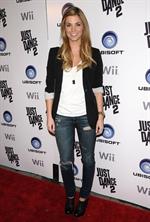 Amber Lancaster celebration of the launch of Ubisoft's Just Sance 2 at Las Palmas on October 19, 2010 