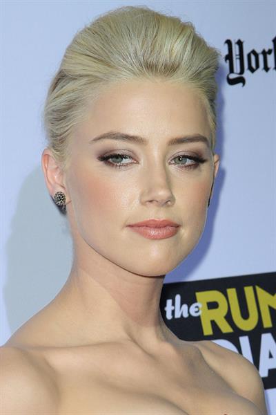 Amber Heard the Rum Diary premiere in Los Angeles on October 13, 2011