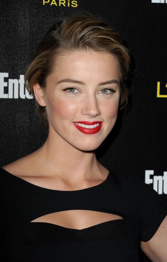 Amber Heard Entertainment Weekly's 17th annual pre screen Actor's Guild Awards party on January 29, 2011
