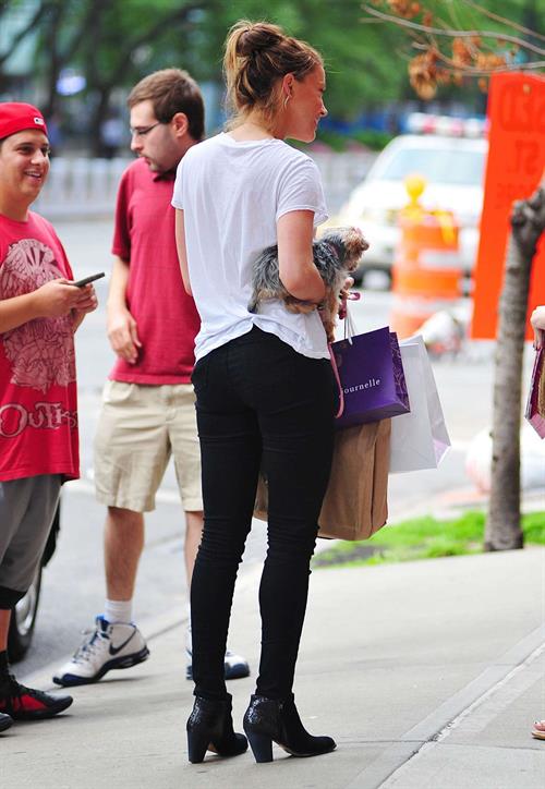 Amber Heard out and about in New York 10/28/12