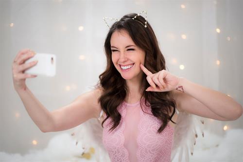 Meg Turney Pictures Meg Turney in her Valentine's Day outfit