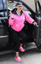 Amber Rose goes to a doctor's appointment in Beverly Hills on Dec 18, 2012 