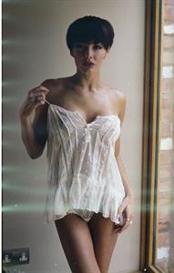 Rosie Robinson in lingerie