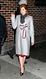 Amy Adams at  the Late Show With David Letterman on January 5, 2010