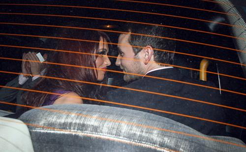 Amy Childs leaving Claridge Hotel Bar on April 2, 2011 