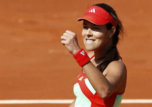 Ana Ivanovic at the 2012 French Open 1st round in Paris on May 27, 2012