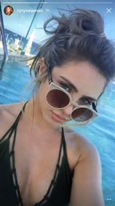 Ryan Newman taking a selfie