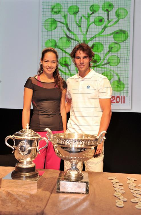 Ana Ivanovic at the Roland Garros Draw on May 20, 2011