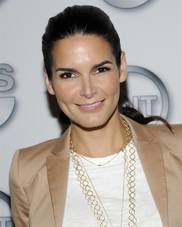 Angie Harmon attends the TEN Upfront 2011 at Hammerstein Ballroom on May 18, 2011 