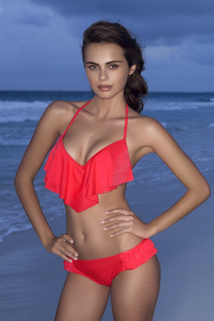 Xenia Deli in a bikini