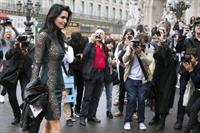 Angie Harmon Stella McCartney fashion show at Paris Fashion Week on September 30, 2013 