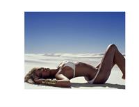 Amber Arbucci in a bikini