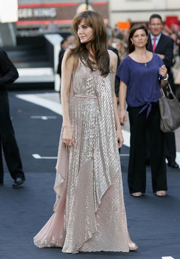 Angelina Jolie Salt Premiere in London on August 16, 2010 