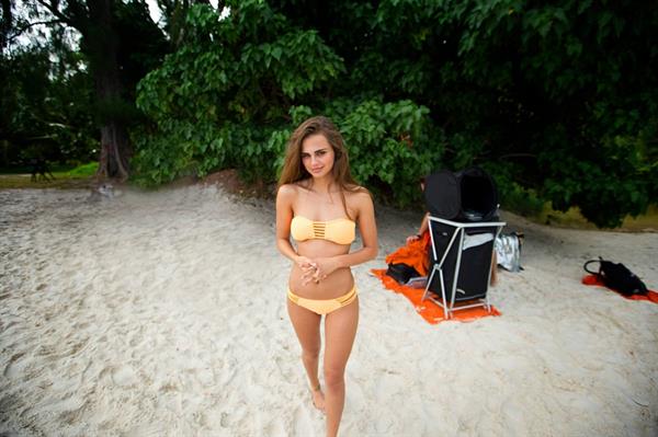 Xenia Deli in a bikini