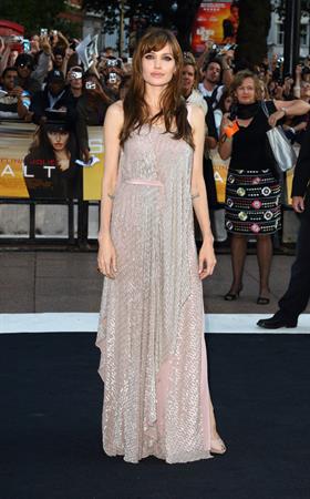 Angelina Jolie Salt Premiere in London on August 16, 2010 