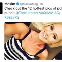 Tomi Lahren taking a selfie