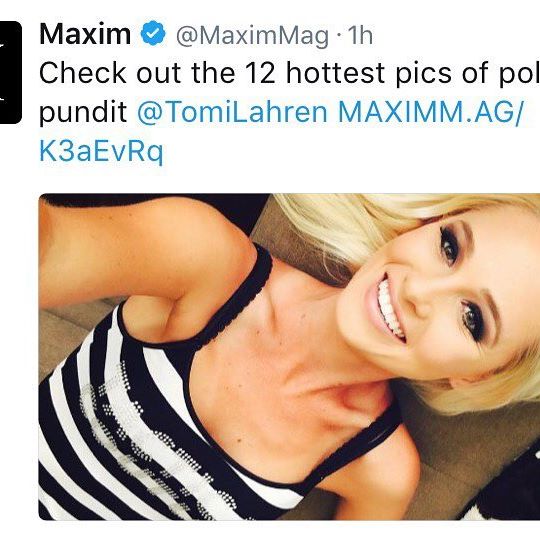 Tomi Lahren taking a selfie