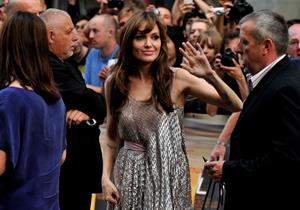 Angelina Jolie Salt Premiere in London on August 16, 2010 