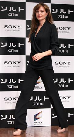 Angelina Jolie Salt Press conference in Tokyo on July 27, 2010