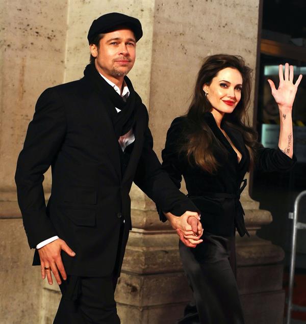 Angelina Jolie at The Tourist premiere in Rome 