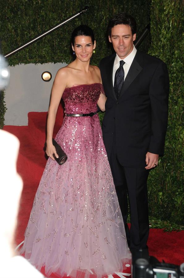 Angie Harmon 2010 at Vanity Fair Oscar party on March 7, 2010 