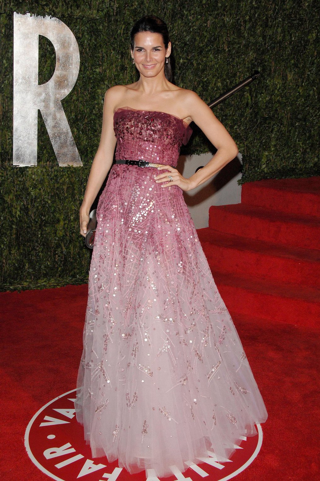 Angie Harmon 2010 at Vanity Fair Oscar party on March 7, 2010 