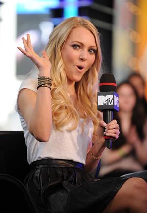 Annasophia Robb MTV the Seven Studios on April 4, 2011